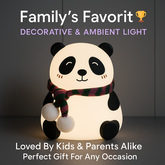 Cute Panda Light Lamp For Kids